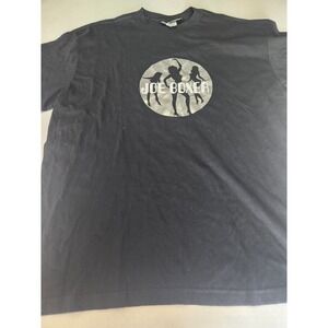Joe Boxer Black T Shirt‎ Men L XL Graphic Tee 100 Cotton